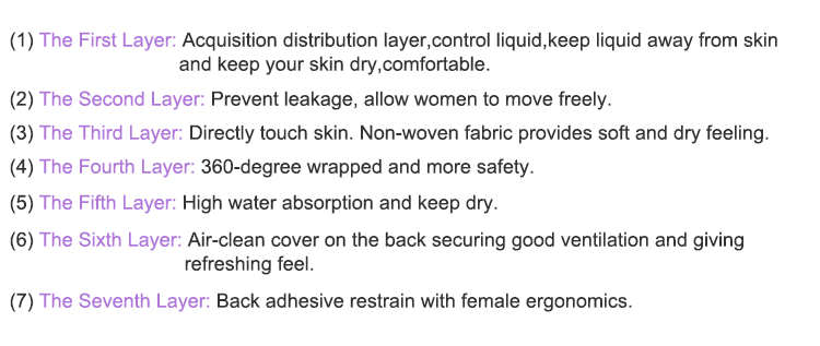 natural sanitary napkins