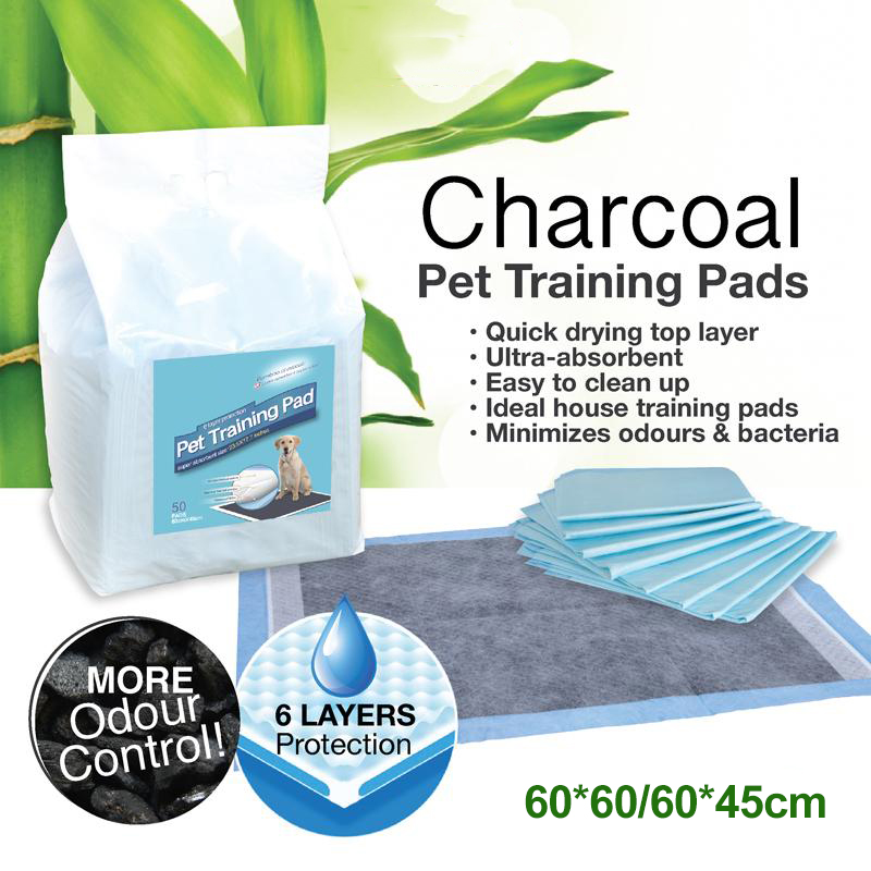 charcoal puppy pads